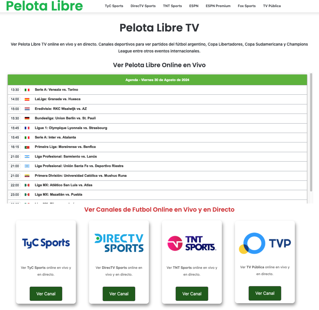 Pelota Libre: ¿La nueva canchita para ver fútbol gratis?